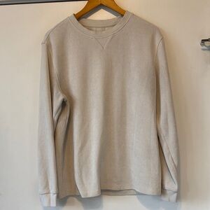 Goodfellow & Co Men's Light Beige Crewneck Sweater